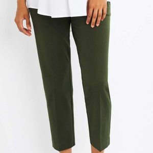 A Pea in the Pod Twill Slim Ankle Maternity Pants